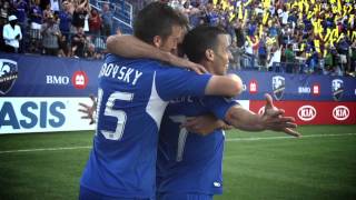 Premier match MLS au Stade Saputo  First MLS game at Stade Saputo [upl. by Danyluk146]