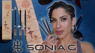 SONIA G  Japanese Gardens Makie Brush Set [upl. by Adaj]