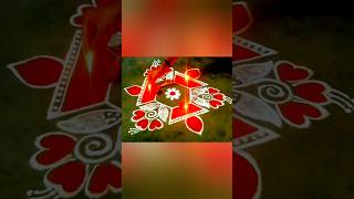 Simple  vilakku  kolam🔥rangoli ytshorts [upl. by Naltiac912]