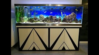 Aquarium de 720l avec décantation interne miroir [upl. by Neehsar63]