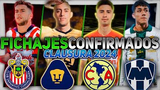 ¡¿EXTRANJERO REFUERZA a CHIVAS ¡AME va POR GARNICA ¡CAMPOS a MONTERREY ¡ÚLTIMOS FICHAJES 2024 [upl. by Berger]