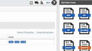 Dashboard  1099 and W2 filing [upl. by Sitrik]