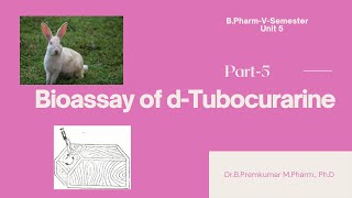 Bioassay of TubocurarineBioassayPart5 [upl. by Thaine]