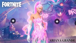 Rosy Rift Goddess Ariana Grande Gameplay  Fortnite [upl. by Ardnaeel]