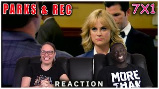 Parks and Recreation 7x1 2017 Reaction FULL Reactions on Patreon [upl. by Aciamaj410]