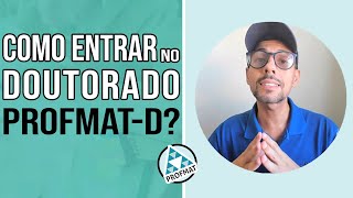 Profmat Doutorado Como serão as provas para entrar no ProfmatD [upl. by Laniger]