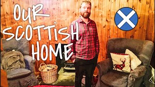 SCOTTISH HIGHLANDS GETAWAY LOG CABIN TOUR [upl. by Heilman388]