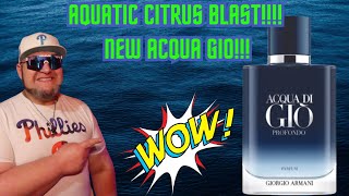 NEW ACQUA DI GIO PROFONDO EDP A GREAT AQUATIC CITRUS FRAGRANCE [upl. by Vocaay]