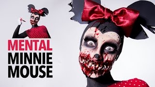 Mental Minnie Mouse sfx makeup tutorial [upl. by Modestine]