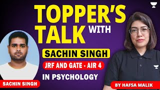 UGC NET Psychology  Learn How To Become a Topper  AIR 4  Talk with JRF amp GATE Winner Hafsa Malik [upl. by Watts]