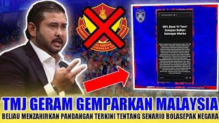 🔴TMJ Geram❗Beliau Menzahirkan Pandangan Terkini Tentang Senario Bola Sepak Negara [upl. by Safir]