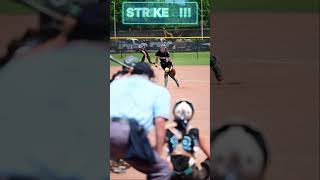 Pitchers Masterclass Outside Corner Strikeout in SlowMo shorts [upl. by Yrrehs]