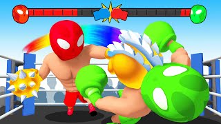 Beating Up Friends in KnockEm Out [upl. by Rockey]