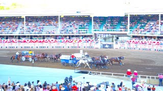 2022 Chuckwagon Races at Calgary Stampede in 4K [upl. by Annaeerb]