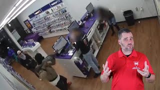 Aggravated Robbery At A MetroPCS In Houston [upl. by Anirad]