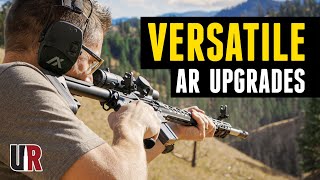 Essential AR15 Upgrades Offset Sights LPVO Lightweight Buttstock [upl. by Eissel]