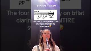 Best Eflat Clarinet Moments of Mahler 1 [upl. by Danczyk]