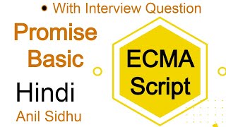 Es6 tutorial in Hindi 11 Promise basic [upl. by Swerdna]