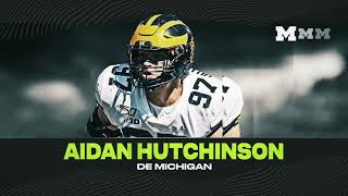 Detroit Lions select Aidan Hutchinson with 2nd pick  2022 NFL Draft Highlights 🎥 [upl. by Darline464]