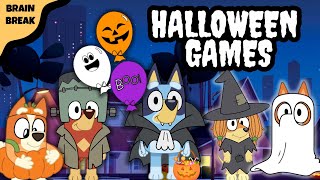 Bluey Halloween Games  Brain Break  Halloween  GoNoodle  Floor is Lava [upl. by Pazia]