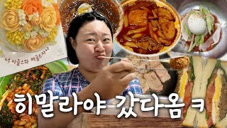 N잡러브이로그🤹한국 좋아 브이로그🩵히말라야 갔다와서 세상 제일 달콤한 한국에서의 일상✌️이리도 달콤할 수 있을까 너무 달콤해서 혈당 스파이크 옴💫 [upl. by Maguire502]