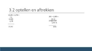 Rekenen 2F hoofdstuk 3 decimale getallen [upl. by Levania]