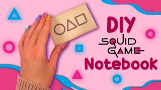 DIY Squid Game Notebook  BEST SQUID GAME CRAFT IDEAS  GREEN LIGHT RED LIGHT  VIRAL TIK TOK TRENDS [upl. by Sudnak]