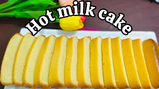 How to make hot milk cake  omarfood [upl. by Hobard204]