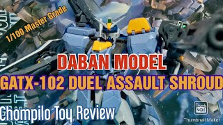 Daban 1100 MG Duel Assault Shroud KO Gunpla Review [upl. by Bohi]