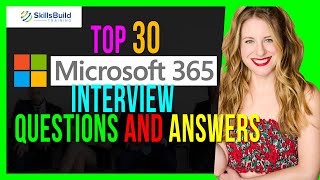 Top 30 Microsoft 365 amp Office 365 Interview Questions and Answers [upl. by Melmon923]