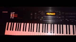 playing around on the Ensoniq KT88 classic workstation synthesizer [upl. by Edualc663]