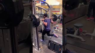 315lb Bulgarians at 160 bodyweight‼️fitness legday bodybuilding weightlifting gym workout [upl. by Ahsenom]