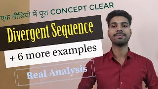 Convergent And Divergent SequenceSequence And SeriesReal AnalysisBSc 2nd Year Mathematics [upl. by Hanford]