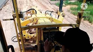 ล้มกองให้ดูหน่อย จัดไป John Deere 770A งานก่อสร้างถนน motor Grader Thailand [upl. by Ennairod]