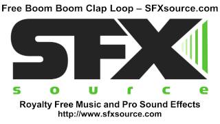 Free Loop  Boom Boom Clap  SFXsourcecom [upl. by Pederson66]