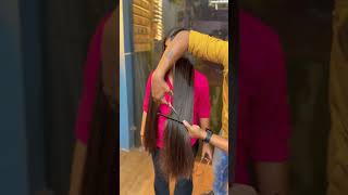 Long hair cut shortvideo youtubeshorts hairstyle haircut [upl. by Kcaz]