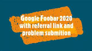 Google foobar 2020 after level 5 and problem verify and submit [upl. by Courcy]