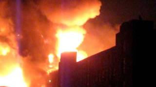 Bibb Mill Fire in Columbus GA Gas line explodes [upl. by Adnim]