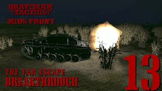 BREAKTHROUGH  The Far Escape  Turn 6 22  Graviteam Tactics Mius Front [upl. by Nivlak]