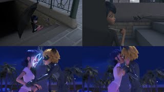 chat noir saving marinette from being akumatized remake [upl. by Naret]