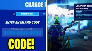 How to Play JUMPMAN ZONE CREATIVE MAP in Fortnite Fortnite Jumpman Zone Map Code [upl. by Nunes]