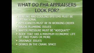 FHA AppraisalsDo not be scared [upl. by Nalyk]