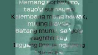 Mamang Sorbetero Celeste Legaspi with Lyrics [upl. by Pancho]