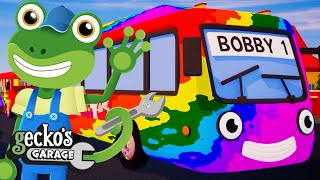 The Best Of Geckos Buses｜Geckos Garage｜Truck Cartoons For Kids｜Learning For Toddlers [upl. by Tolliver308]