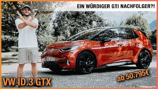 VW ID3 GTX im Test 2024 Ein würdiger Golf GTI Nachfolger ab 50795€ Fahrbericht  Review  Preis [upl. by Nefen286]