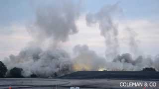 Didcot Cooling Tower demolition [upl. by Akcinat]