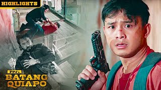 Santino saves himself from Bullet  FPJs Batang Quiapo w English Subs [upl. by Derzon]