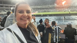 EMOCIONANTE SHOW DA TORCIDA DO BOTAFOGO NA CHUVA DE GOLS NO NILTÃO🔥 [upl. by Bloom331]