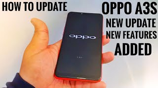 Oppo A3s amp A3s Pro Color Os Update [upl. by Stephania]