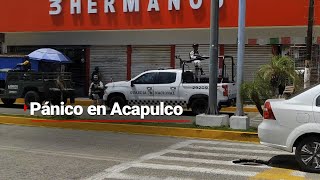 OFICIAL TERMINÓ HERIDO  Se desató una balacera en Acapulco tras un intento de asalto a joyería [upl. by Ittam]